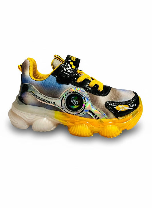 Teens&Kids Super Sports LED Bubble Lighting Sole Shoes