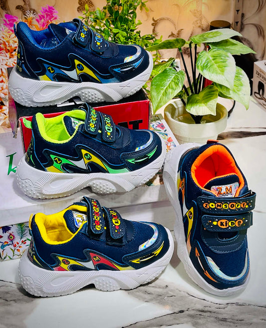 Kids ZM Soft Sole Shoes – Lightweight, Colorful & Comfortable Running Shoes