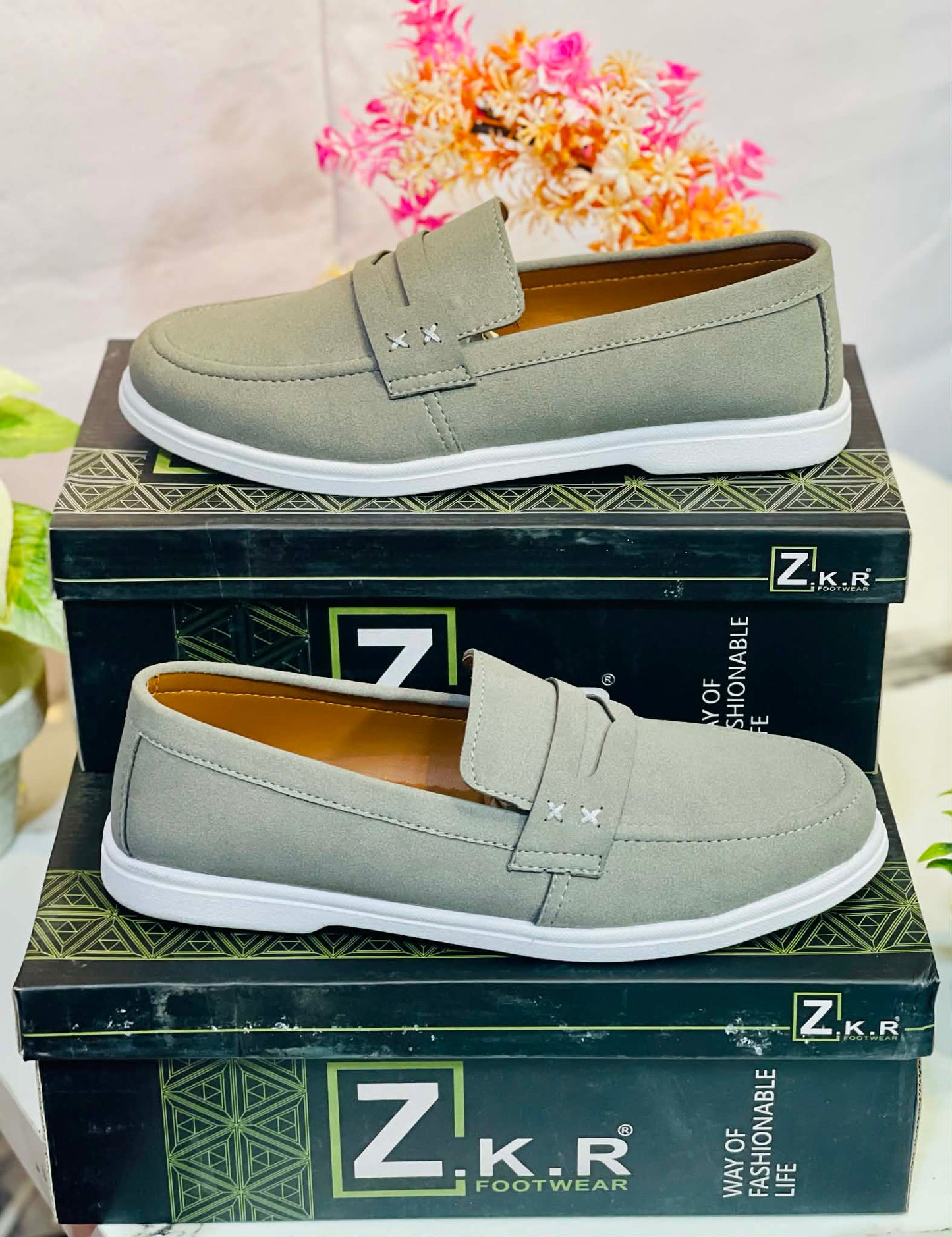 Z.K.R Premium Casual Loafers for Men – Soft Comfort Daily Wear Shoes